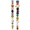 12 Packs: 48 ct. (576 total) Multicolor Mix Glass Rondel Beads by Bead Landing™